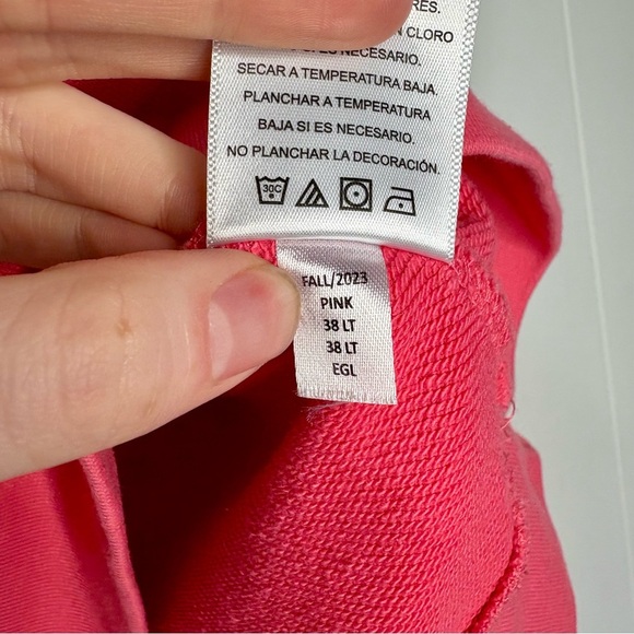 Life Is Good Pink Teaching Is A Work Of Heart Sweatshirt Teacher Women’s Size XS - Picture 6 of 7